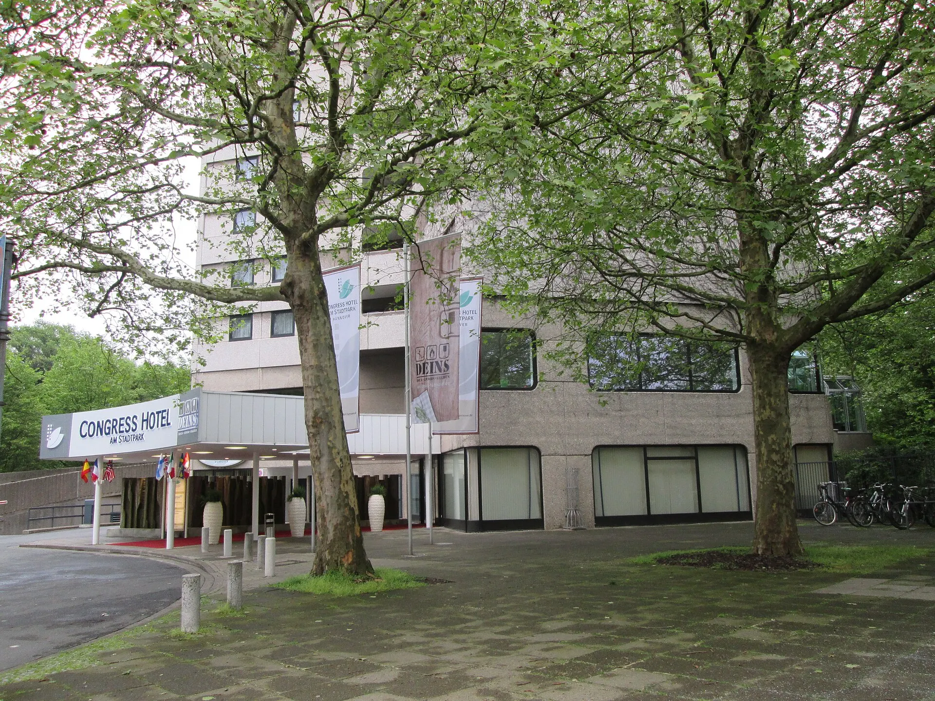 Das Congress Hotel am Stadtpark an der Clausewitzstraße in Hannover