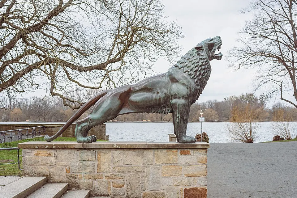 Löwenbastion am Maschsee nahe Döhren, Hannover