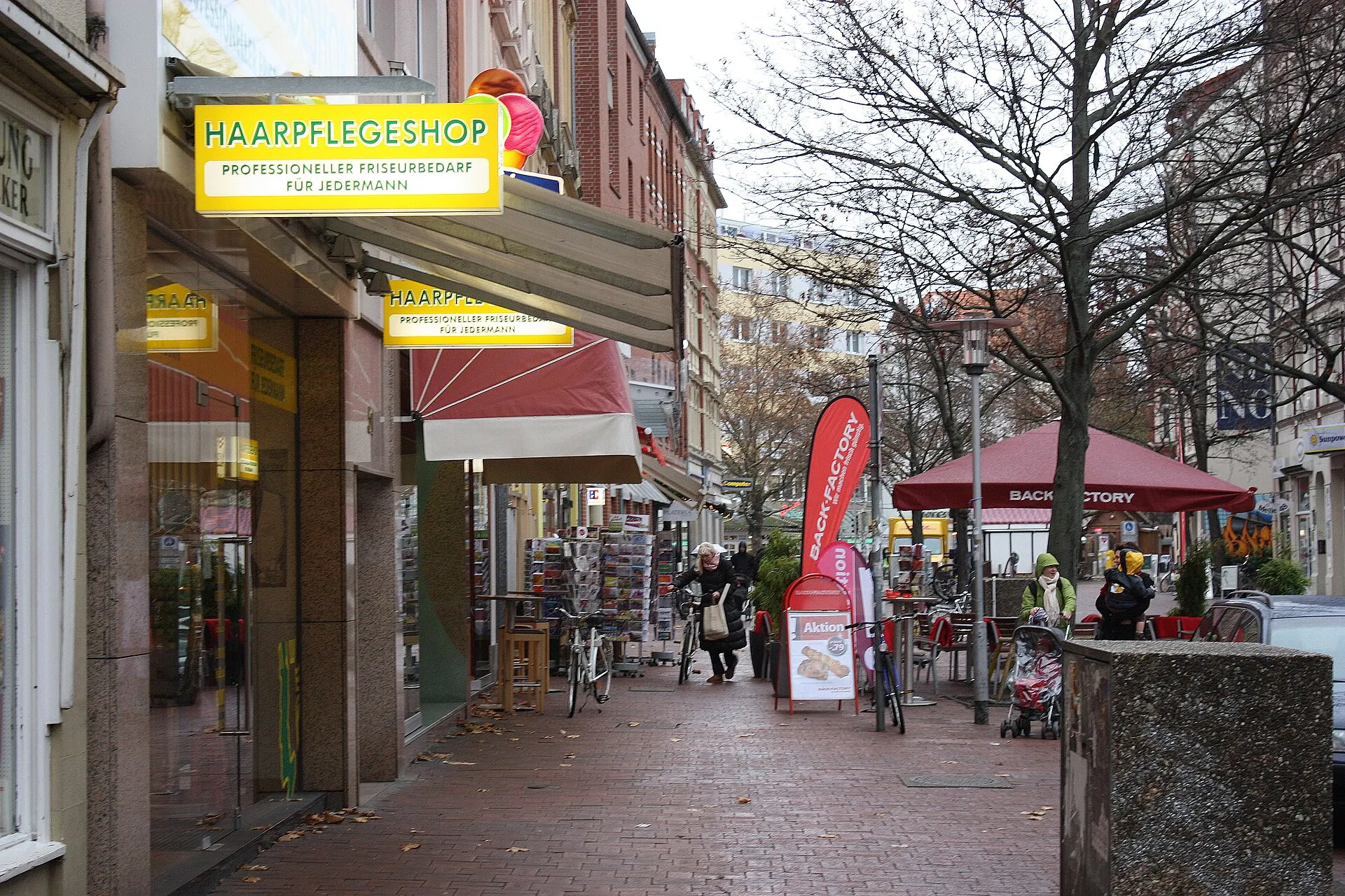 Fußgängerzone Lister Meile im Stadtteil List in Hannover