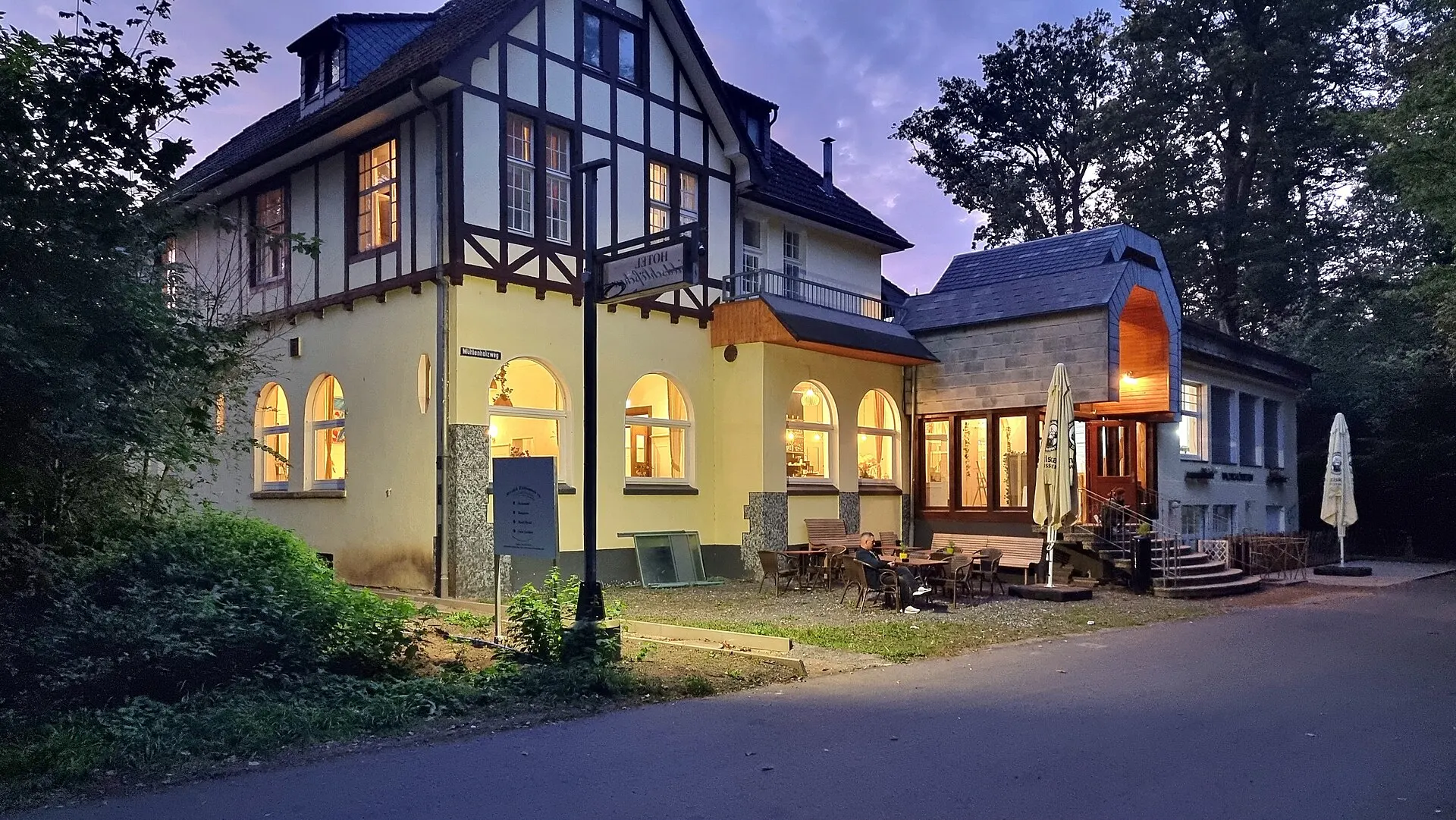 Waldschlösschen im Ricklinger Holz im Stadtteil Ricklingen, Hannover